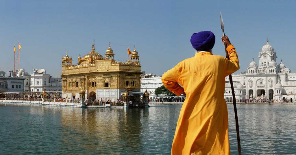 A view of the Golden Temple
