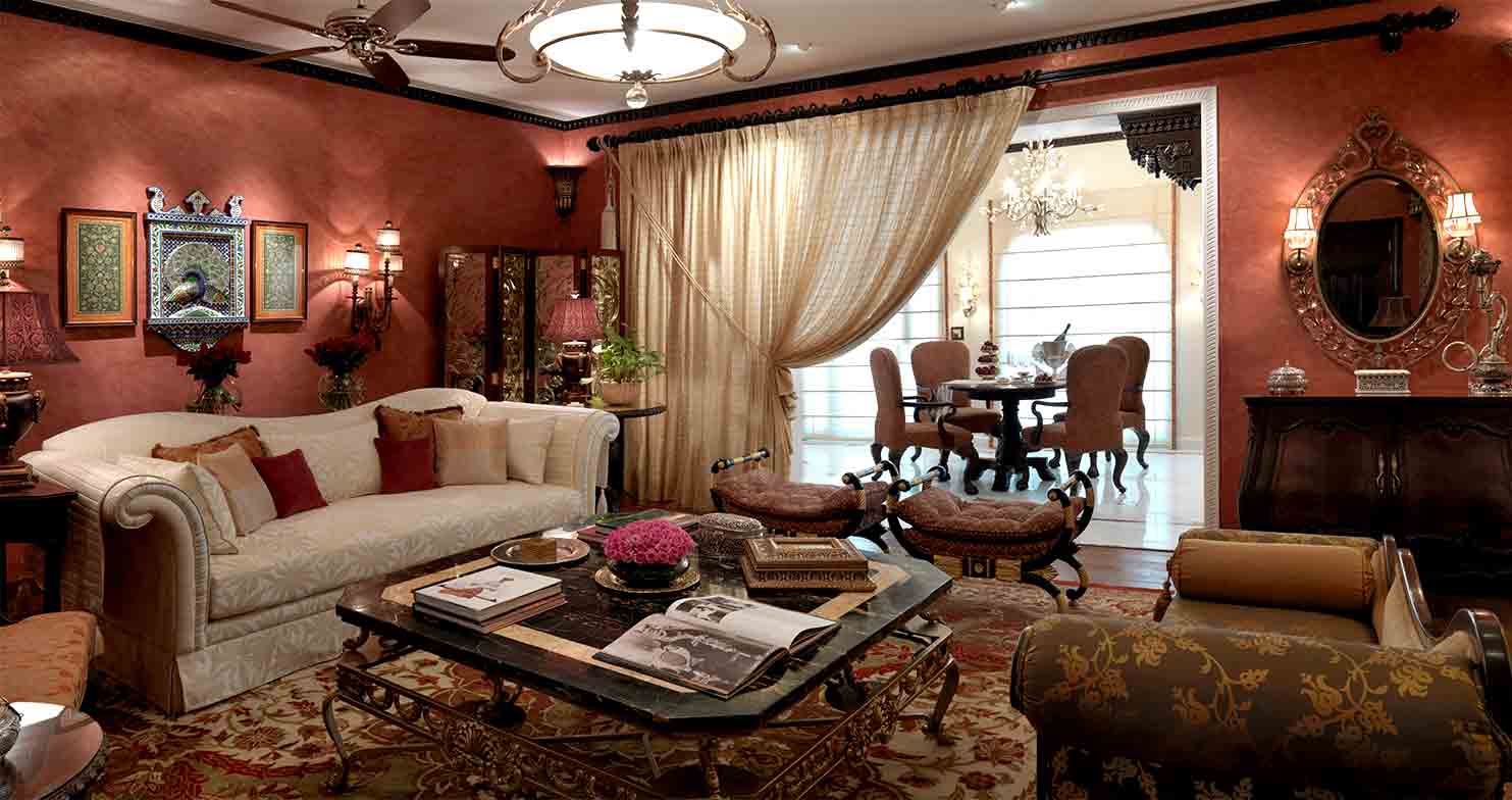 Sukh Niwas Suite, Living Area