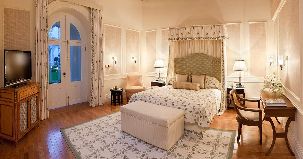 View of a palace room