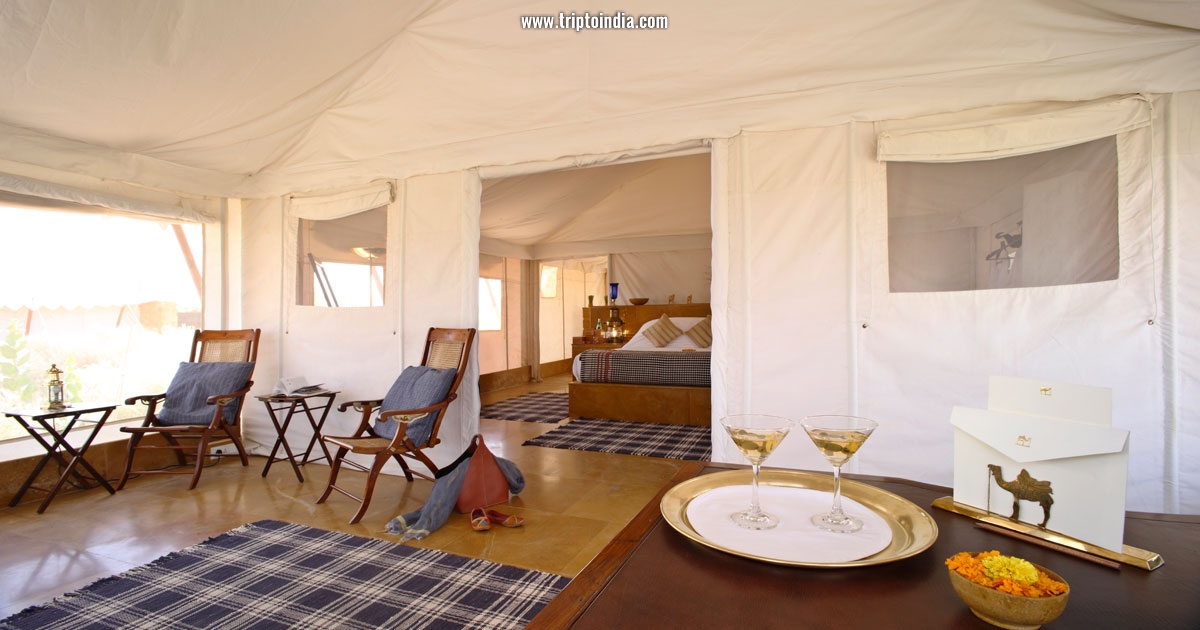Another View of the Luxury Tent