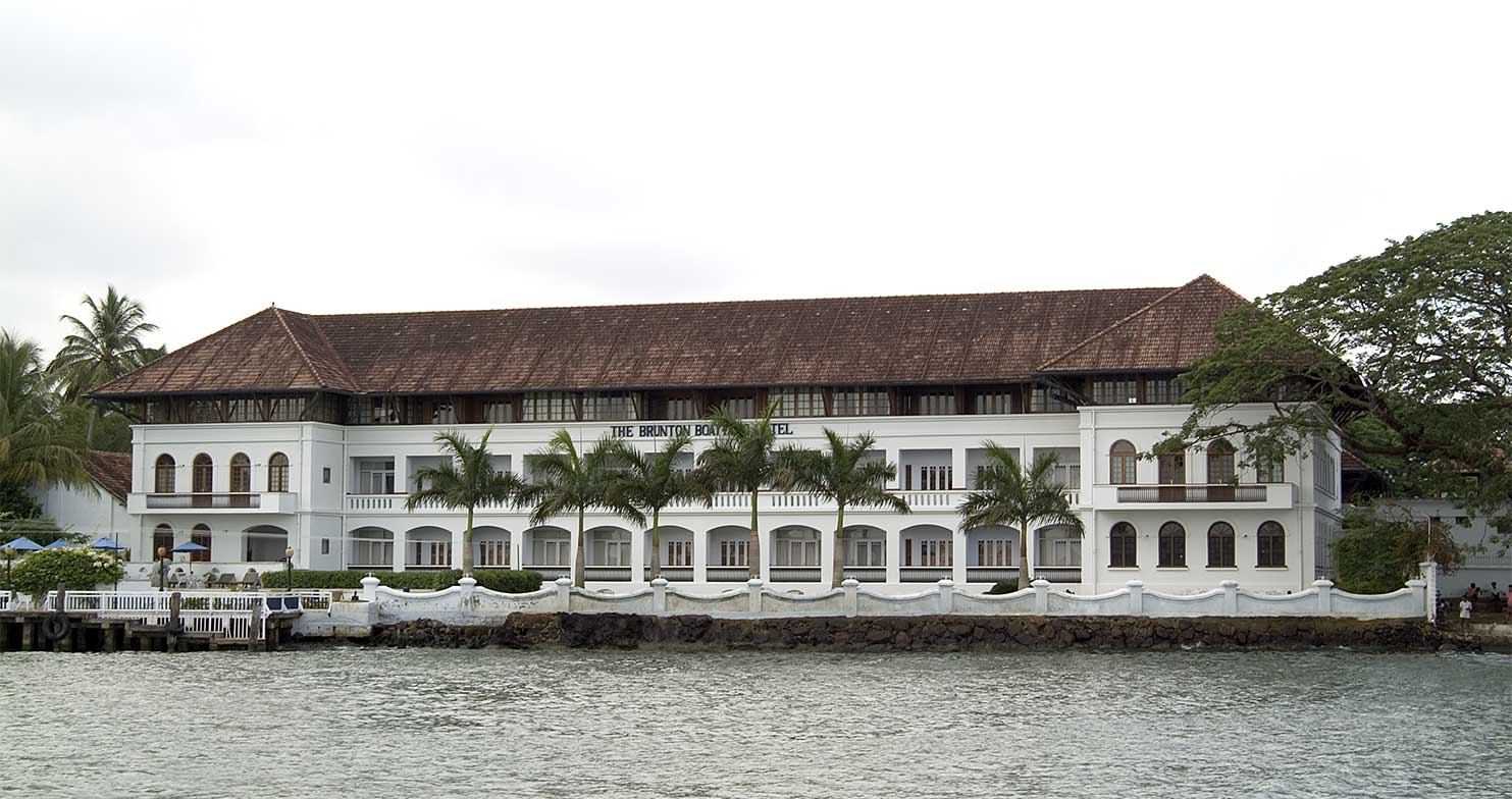 Side View of the Hotel from Sea